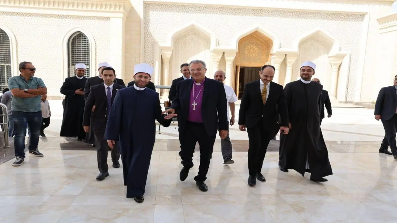 وفد الهيئة القبطية الإنجيلية يهنئ وزير الأوقاف بعيد الأضحى في مسجد مصر الكبير